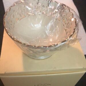 Lenox White and Gold Decorative Bowl